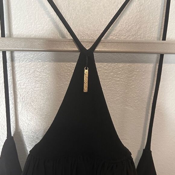 T Bags Los Angeles Draped Knot Front Dress - Picture 6 of 7